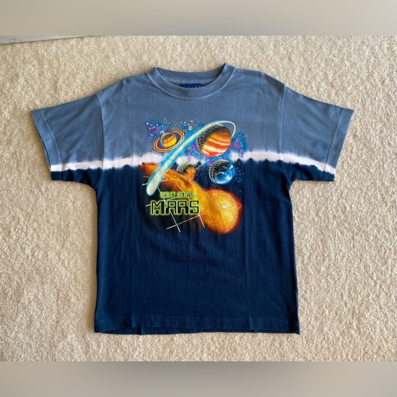 Kid U Not Short Sleeve T-Shirt Large kids Next Stop Mars EUC - Picture 1 of 9